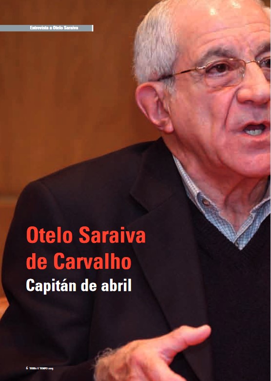 Xoán Carlos Garrido e Duarte Correa entrevistan a Otelo Saraiva de Carvalho