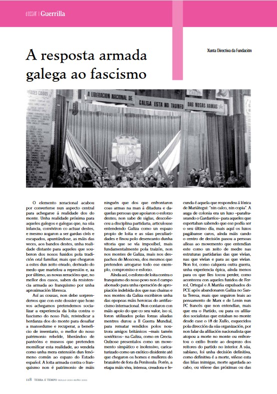 Xunta Directiva da Fundación - A resposta armada galega ao fascismo