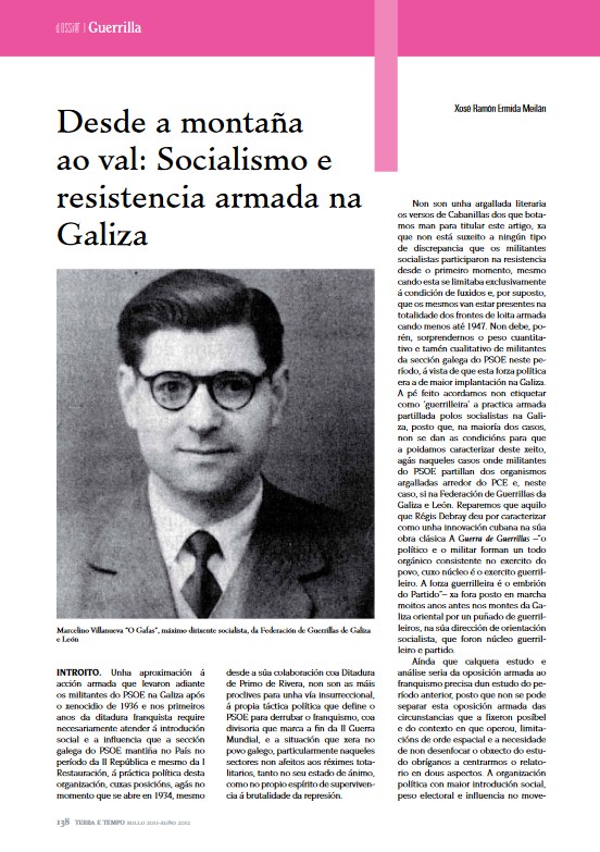 Xosé Ramón Ermida Meilán - Desde a montaña ao val: Socialismo e resistencia armada na Galiza